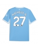 Manchester City Matheus Nunes #27 Hemmatröja 2026-27 Kortärmad