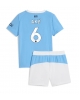 Manchester City Nathan Ake #6 Hemmatröja Barn 2025-26 Kortärmad (+ Korta byxor)
