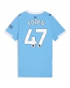 Manchester City Phil Foden #47 Hemmatröja Kvinnor 2025-26 Kortärmad