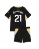 Manchester City Rayan Ait-Nouri #21 Bortatröja Barn 2026-27 Kortärmad (+ Korta byxor)