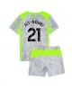 Manchester City Rayan Ait-Nouri #21 Tredjeställ Barn 2025-26 Kortärmad (+ Korta byxor)