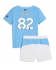 Manchester City Rico Lewis #82 Hemmatröja Barn 2025-26 Kortärmad (+ Korta byxor)