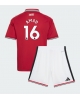 Manchester United Amad Diallo #16 Hemmatröja Barn 2026-27 Kortärmad (+ Korta byxor)