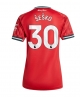 Manchester United Benjamin Sesko #30 Hemmatröja Kvinnor 2025-26 Kortärmad