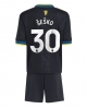 Manchester United Benjamin Sesko #30 Tredjeställ Barn 2025-26 Kortärmad (+ Korta byxor)
