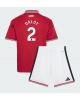 Manchester United Diogo Dalot #2 Hemmatröja Barn 2026-27 Kortärmad (+ Korta byxor)