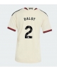 Manchester United Diogo Dalot #2 Tredje Tröja Kvinnor 2026-27 Kortärmad