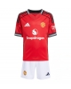 Manchester United Hemmatröja Barn 2025-26 Kortärmad (+ Korta byxor)