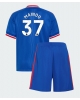 Manchester United Kobbie Mainoo #37 Bortatröja Barn 2026-27 Kortärmad (+ Korta byxor)