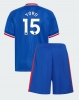Manchester United Leny Yoro #15 Bortatröja Barn 2026-27 Kortärmad (+ Korta byxor)