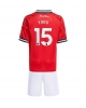 Manchester United Leny Yoro #15 Hemmatröja Barn 2025-26 Kortärmad (+ Korta byxor)