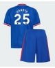 Manchester United Manuel Ugarte #25 Bortatröja Barn 2026-27 Kortärmad (+ Korta byxor)
