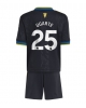 Manchester United Manuel Ugarte #25 Tredjeställ Barn 2025-26 Kortärmad (+ Korta byxor)