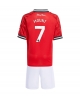 Manchester United Mason Mount #7 Hemmatröja Barn 2025-26 Kortärmad (+ Korta byxor)