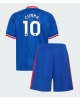 Manchester United Matheus Cunha #10 Bortatröja Barn 2026-27 Kortärmad (+ Korta byxor)