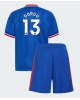 Manchester United Patrick Dorgu #13 Bortatröja Barn 2026-27 Kortärmad (+ Korta byxor)