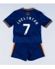 Newcastle United Joelinton #7 Tredjeställ Barn 2025-26 Kortärmad (+ Korta byxor)