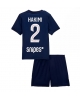 Paris Saint-Germain Achraf Hakimi #2 Hemmatröja Barn 2025-26 Kortärmad (+ Korta byxor)