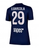 Paris Saint-Germain Bradley Barcola #29 Hemmatröja Kvinnor 2025-26 Kortärmad