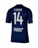 Paris Saint-Germain Desire Doue #14 Hemmatröja 2025-26 Kortärmad