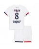 Paris Saint-Germain Fabian Ruiz #8 Bortatröja Barn 2025-26 Kortärmad (+ Korta byxor)