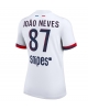 Paris Saint-Germain Joao Neves #87 Bortatröja Kvinnor 2025-26 Kortärmad