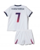 Paris Saint-Germain Khvicha Kvaratskhelia #7 Bortatröja Barn 2026-27 Kortärmad (+ Korta byxor)