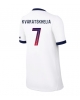 Paris Saint-Germain Khvicha Kvaratskhelia #7 Bortatröja Kvinnor 2026-27 Kortärmad