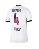 Paris Saint-Germain Lucas Beraldo #4 Bortatröja 2026-27 Kortärmad