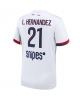 Paris Saint-Germain Lucas Hernandez #21 Bortatröja 2025-26 Kortärmad