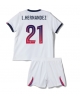Paris Saint-Germain Lucas Hernandez #21 Bortatröja Barn 2026-27 Kortärmad (+ Korta byxor)
