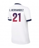 Paris Saint-Germain Lucas Hernandez #21 Bortatröja Kvinnor 2026-27 Kortärmad