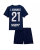 Paris Saint-Germain Lucas Hernandez #21 Hemmatröja Barn 2025-26 Kortärmad (+ Korta byxor)