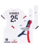 Paris Saint-Germain Nuno Mendes #25 Bortatröja Barn 2025-26 Kortärmad (+ Korta byxor)