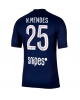 Paris Saint-Germain Nuno Mendes #25 Hemmatröja 2025-26 Kortärmad