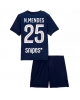 Paris Saint-Germain Nuno Mendes #25 Hemmatröja Barn 2025-26 Kortärmad (+ Korta byxor)