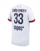 Paris Saint-Germain Warren Zaire-Emery #33 Bortatröja 2025-26 Kortärmad