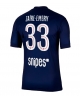 Paris Saint-Germain Warren Zaire-Emery #33 Hemmatröja 2025-26 Kortärmad