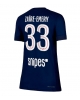 Paris Saint-Germain Warren Zaire-Emery #33 Hemmatröja Kvinnor 2025-26 Kortärmad