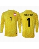 Polen Wojciech Szczesny #1 Målvakt Hemmatröja EM 2024 Långärmad