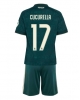 Real Madrid Marc Cucurella #17 Bortatröja Barn 2026-27 Kortärmad (+ Korta byxor)