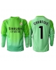Real Madrid Thibaut Courtois #1 Målvakt Bortatröja 2025-26 Långärmad