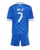 Real Madrid Vinicius Junior #7 Tredjeställ Barn 2025-26 Kortärmad (+ Korta byxor)