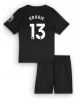 Tottenham Hotspur Destiny Udogie #13 Bortatröja Barn 2025-26 Kortärmad (+ Korta byxor)