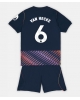 Tottenham Hotspur Jan Paul van Hecke #6 Bortatröja Barn 2026-27 Kortärmad (+ Korta byxor)