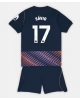 Tottenham Hotspur Savio #17 Bortatröja Barn 2026-27 Kortärmad (+ Korta byxor)