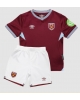 West Ham United Hemmatröja Barn 2025-26 Kortärmad (+ Korta byxor)