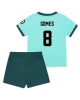 Wolves Joao Gomes #8 Bortatröja Barn 2025-26 Kortärmad (+ Korta byxor)