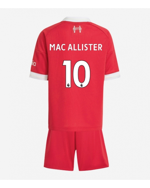Liverpool Alexis Mac Allister #10 Hemmatröja Barn 2025-26 Kortärmad (+ Korta byxor)